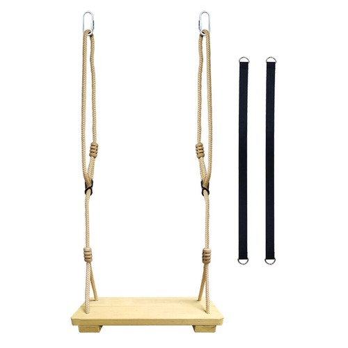 Wooden swing seat hanging - seat, set