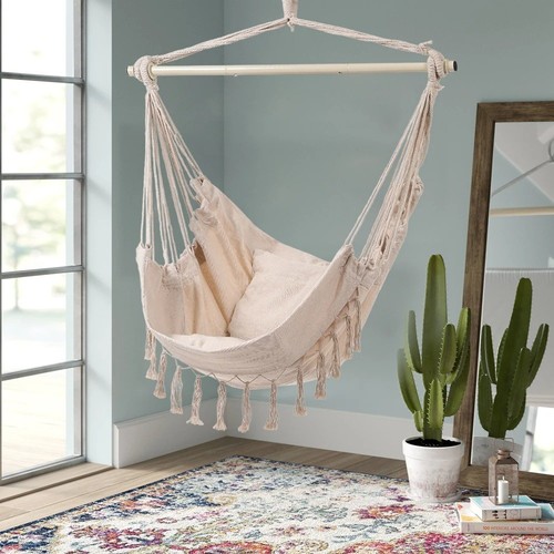 Boho hanging swing chair - chair, with