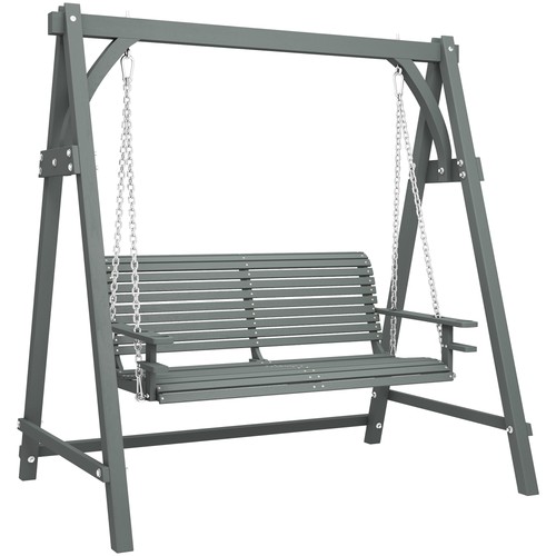 Outsunny seater wooden - outsunny, 2