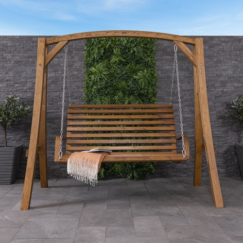 Garden wooden swing - wooden,