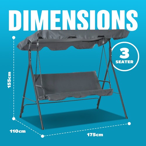 New seater garden swing - seater,