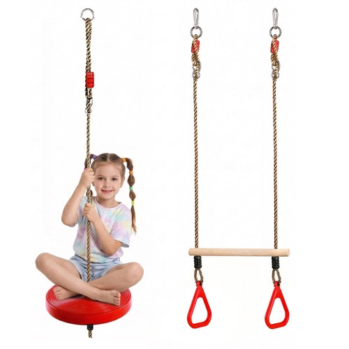 Round swing seat and wooden - seat,