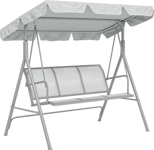 Outsunny seater swing chair - outsunny, 3