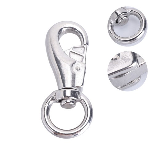 Silver metal swivel hook for - metal,